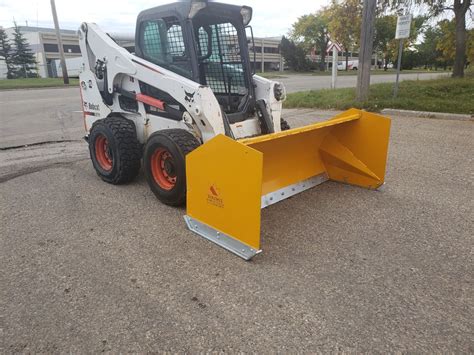 skid steer snow bucket for sale alberta|best skid steer snow pusher.